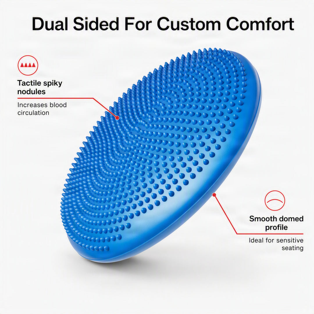 Ultimate Versatile 13 inch Latex-free PVC Balance Disc Core Strengthening Tool for Home Gym, Fitness, Stability Training - Joint-Friendly Exercise Aid for Toning Muscles &amp; Enhancing Workouts