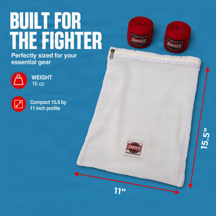 Hygienic Mesh Laundry Bag for Hand Wraps: Tangle-Free, Compact, and Durable Solution for Gym-Goers - Ultimate Cleaning and Protection for Active Lifestyles