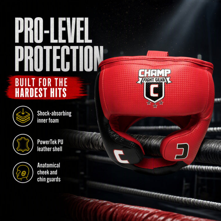 Adjustable Boxing Headgear for Sparring, MMA &amp; Kickboxing