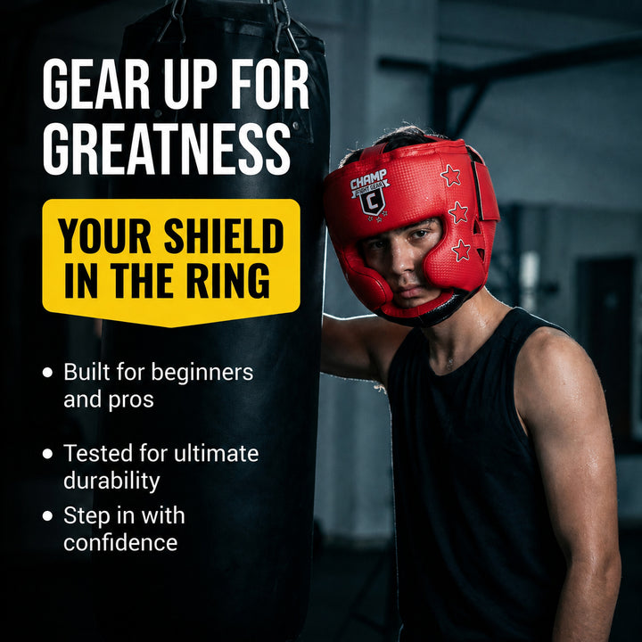 Adjustable Boxing Headgear for Sparring, MMA &amp; Kickboxing