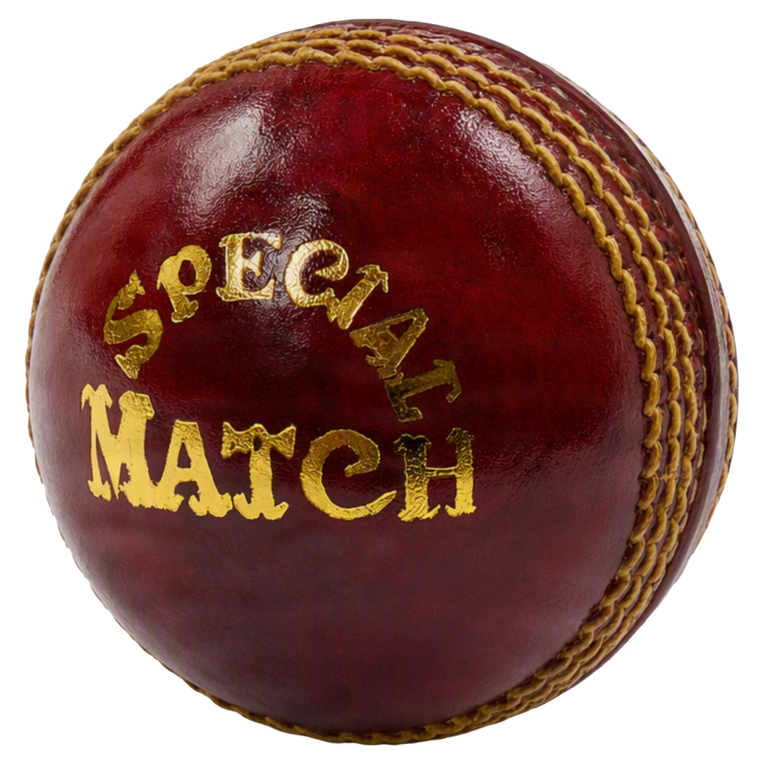 Amber Fight Gear Leather Cricket Ball Professional-Grade, Durable, Ideal for High-Scoring Matches, Set of 3