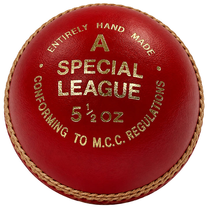 Amber Fight Gear Professional Leather Cricket Ball, Hand-Stitched, Set Options