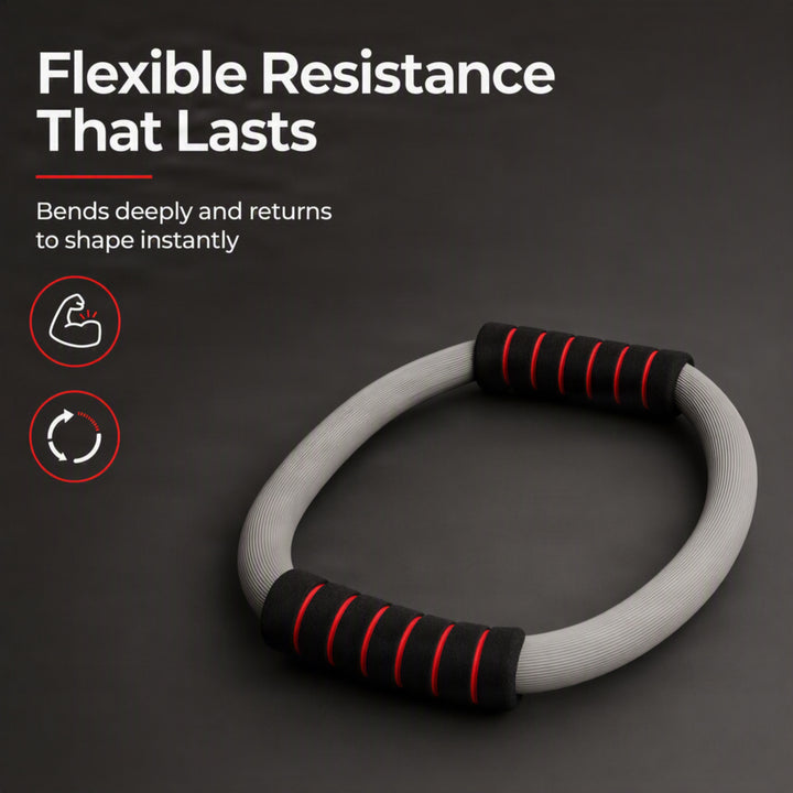 Amber Fight Gear 21-Inch Pilates Ring with Dual Foam Handles, Fitness Circle