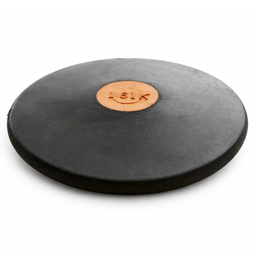 BSN Official Black Rubber Discus - 1.6 KG, NFHS Compliant
