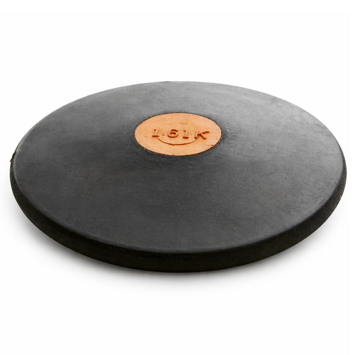 BSN Official Black Rubber Discus - 1.6 KG, NFHS Compliant