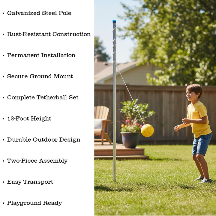 BSN Outdoor Tetherball Pole - 12&