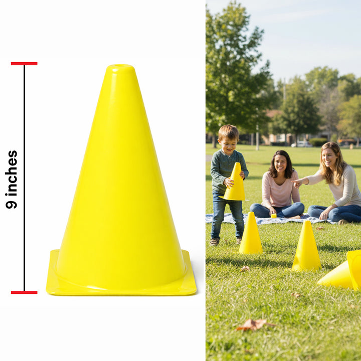 BSN SPORTS 9" Economy Cones - Yellow