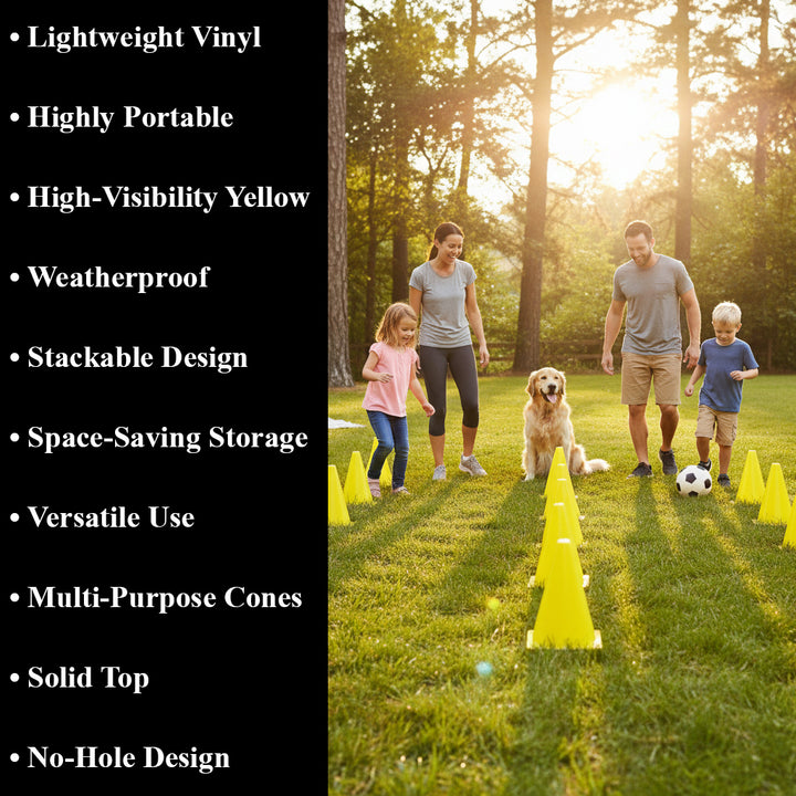 BSN SPORTS 9" Economy Cones - Yellow