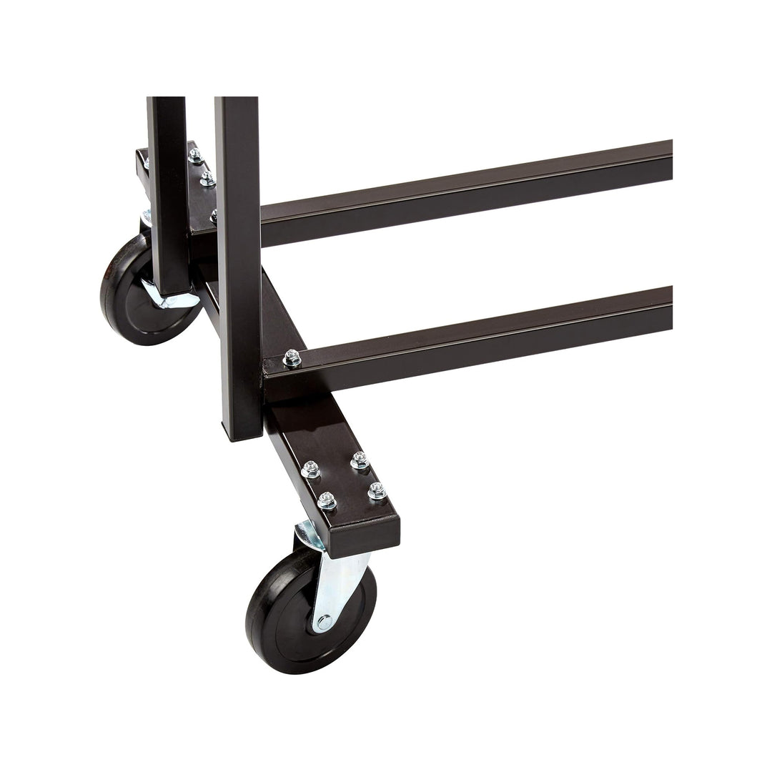 BSN SPORTS Monster Ball Cart - Heavy-Duty Steel, Holds 15 Basketballs
