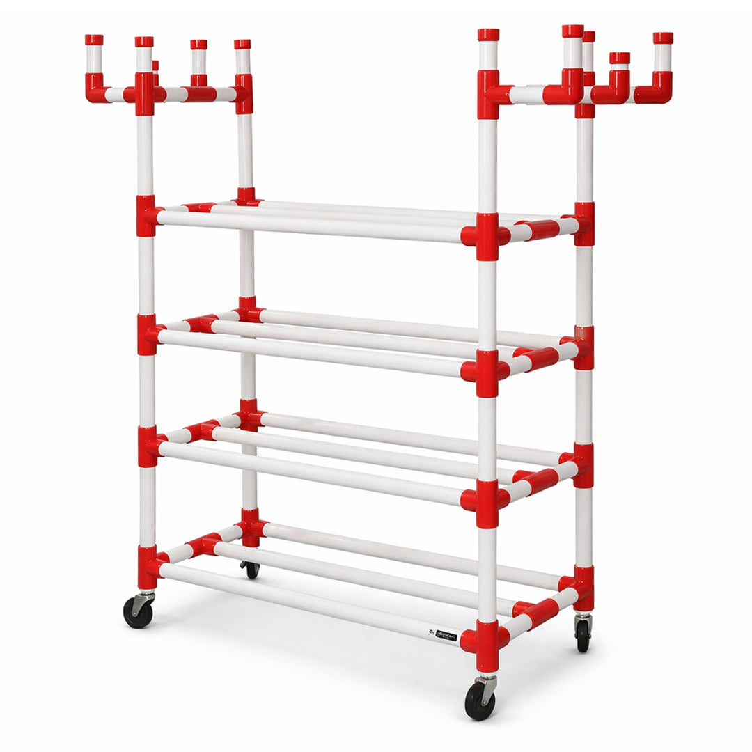 BSN SPORTS P.E. Recess Cart - Holds 30 Balls, Ropes &amp; Hoops