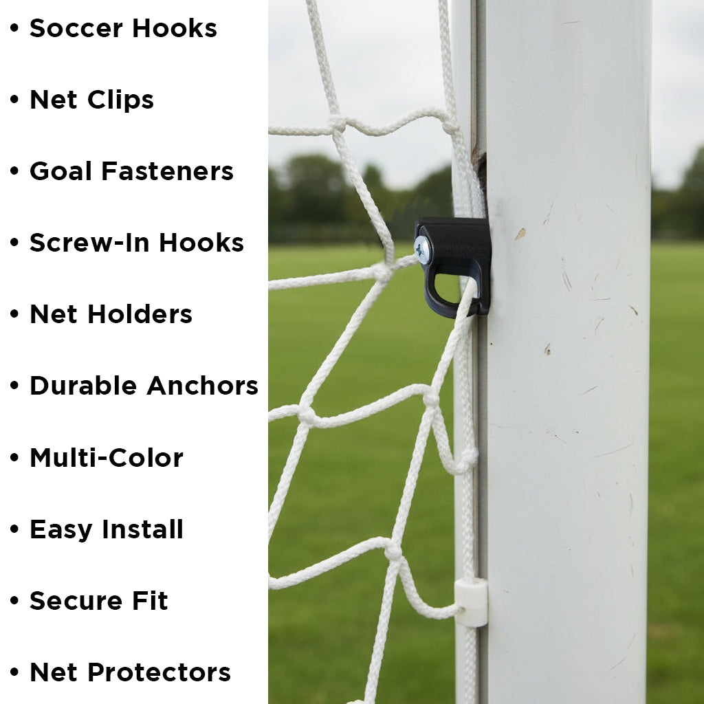 BSN SPORTS Screw-in Net Hooks - Pack of 50