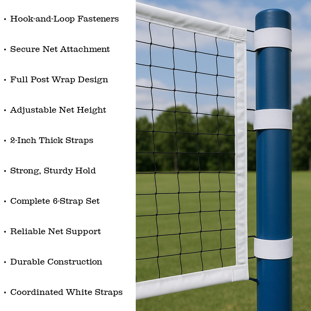 BSN SPORTS Volleyball Tension Straps - Set of 6