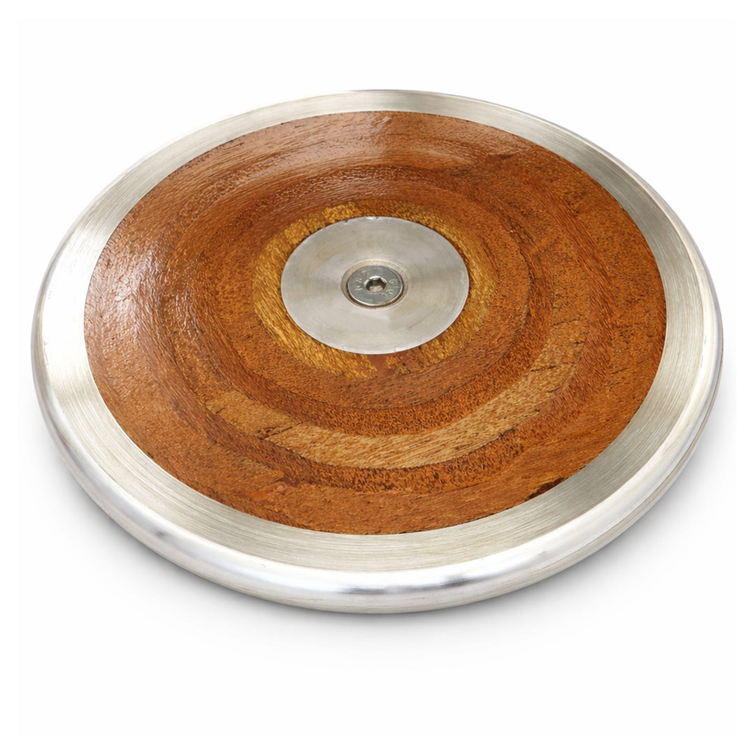 BSN Sports 1.6kg Wood Discus with Steel Rim – NFHS Approved