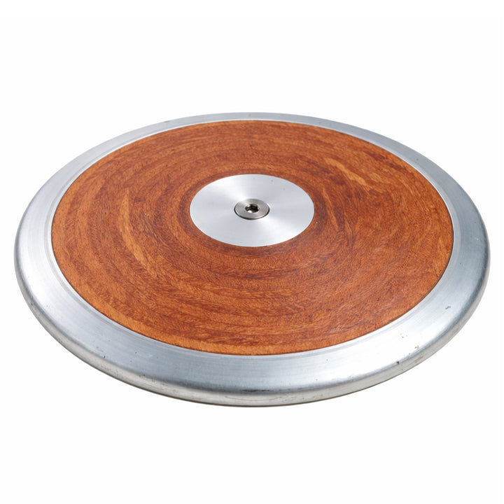 BSN Sports 2kg Wood Discus - NFHS Compliant, 60-70% Rim Weight