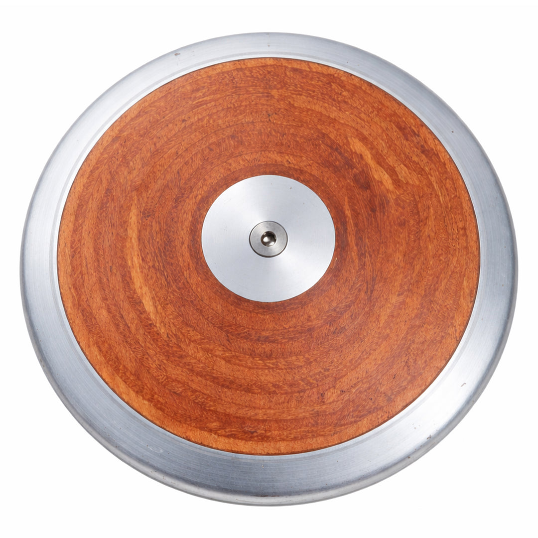 BSN Sports 2kg Wood Discus - NFHS Compliant, 60-70% Rim Weight