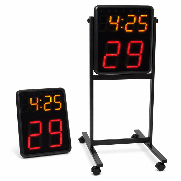 BSN Sports Wireless LED Shot Clocks &amp; Controller - Set of 2
