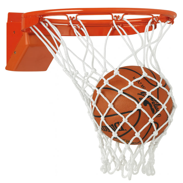 Bison Elite Steel Breakaway Basketball Goal in Orange
