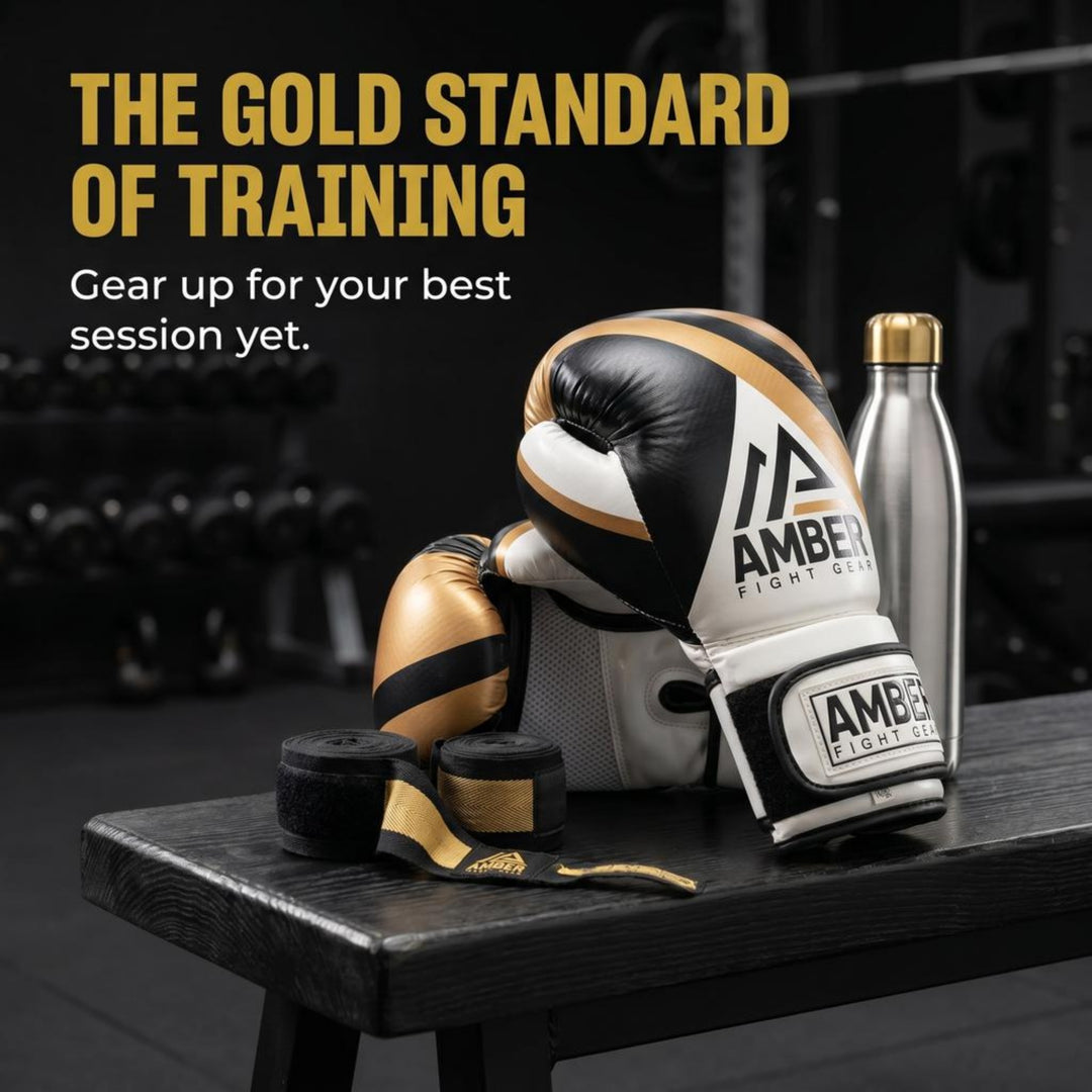 Fury Boxing Gloves - Kickboxing, Muay Thai Training Gloves, Sparring Punching Bag Mitts, Durable PU, Shock-Absorbing Foam Core, Non-Slip Wrist Support, Multi-Sport Glove