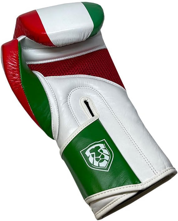 Invincible Fight Gear Leather Hook &amp; Loop Boxing Training Gloves