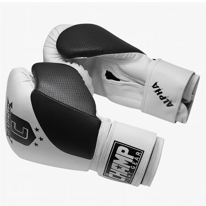 The Champ Fight Gear Alpha Series Boxing Gloves with Wrist Support for Boxing Kickboxing Muay Thai Training or Sparring Punching Bag Mitts