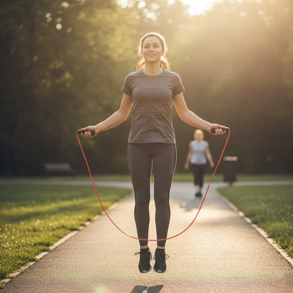 Champion Barbell 1 LB Weighted Jump Rope - 9 ft. Red