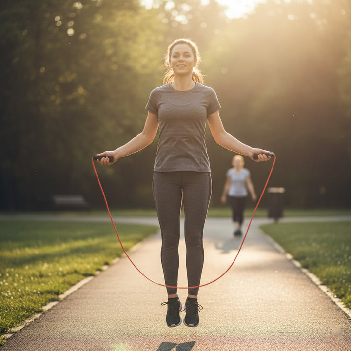 Champion Barbell 1 LB Weighted Jump Rope - 9 ft. Red