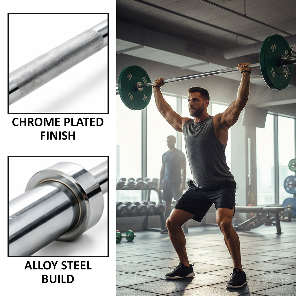 Champion Barbell 60-inch Olympic Style Bar - 700lb Capacity