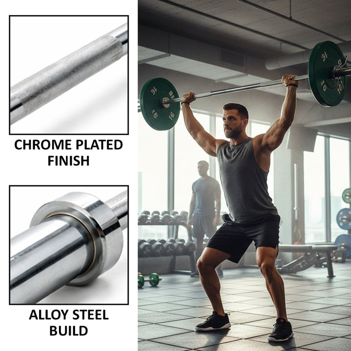 Champion Barbell 60-inch Olympic Style Bar - 700lb Capacity