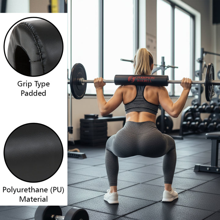 Champion Barbell Bar Wrap Pad - Black