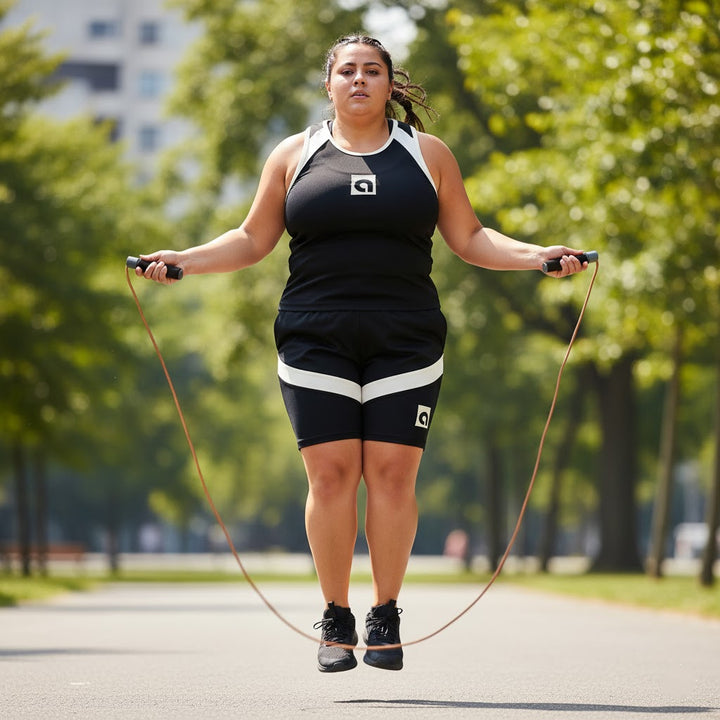 Champion Barbell Leather Jump Rope - Ball-Bearing &amp; 9.5 ft.