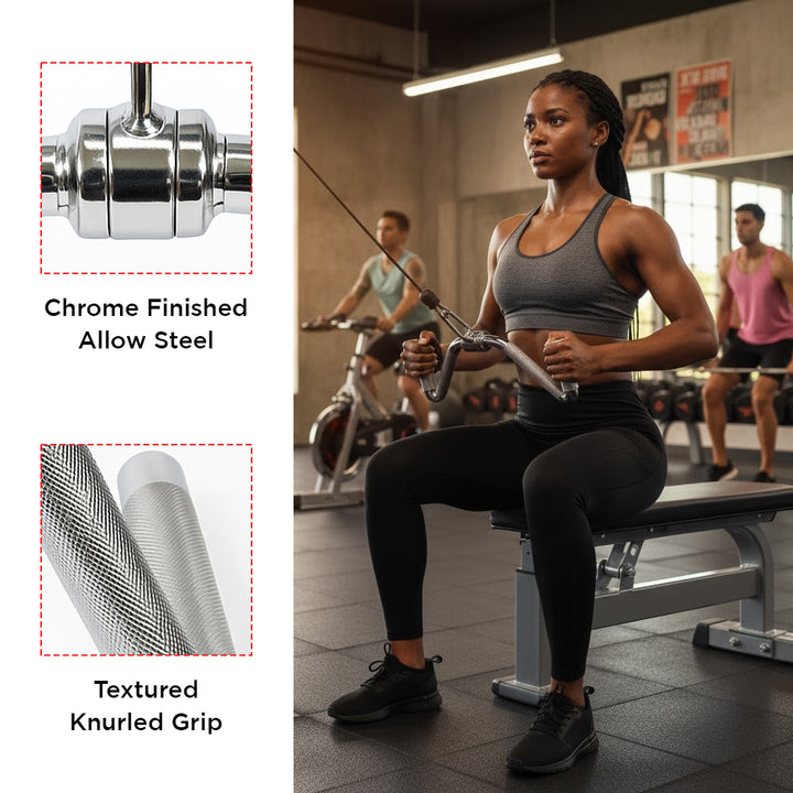 Champion Barbell Revolving Multi-Exercise Bar - Lat Machine