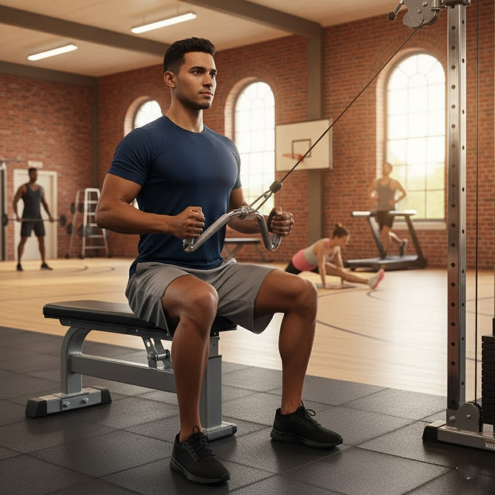 Champion Barbell Revolving Multi-Exercise Bar - Lat Machine
