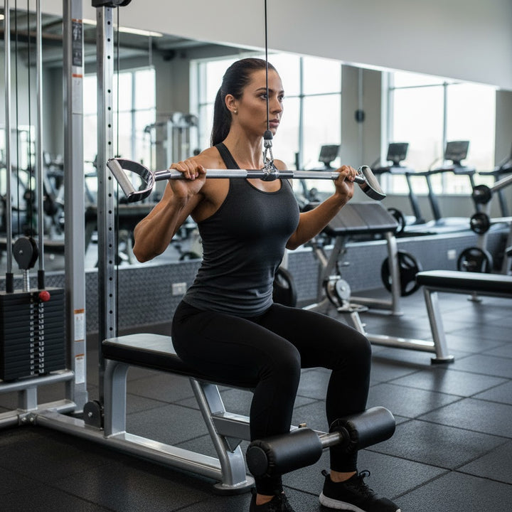 Champion Pro-Style Lat Bar - 30 Inch, Textured Grip