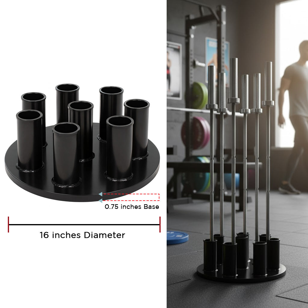 Champion Vertical Barbell Bar Holder - 8-Bar Capacity