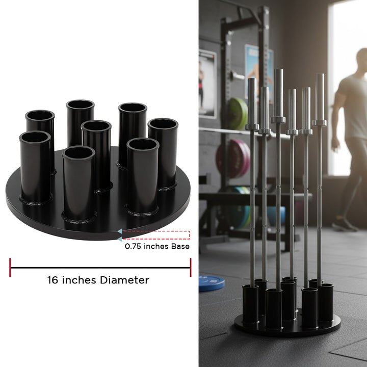 Champion Vertical Barbell Bar Holder - 8-Bar Capacity