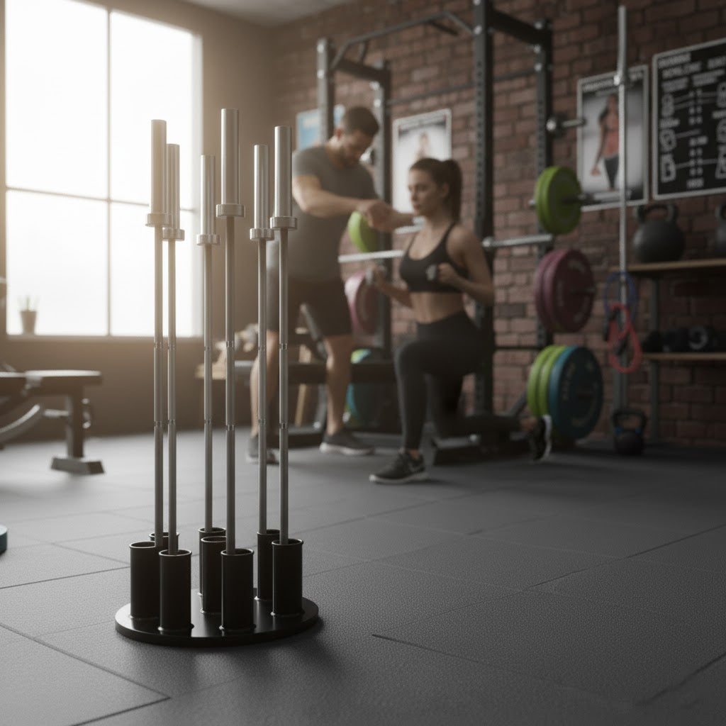 Champion Vertical Barbell Bar Holder - 8-Bar Capacity