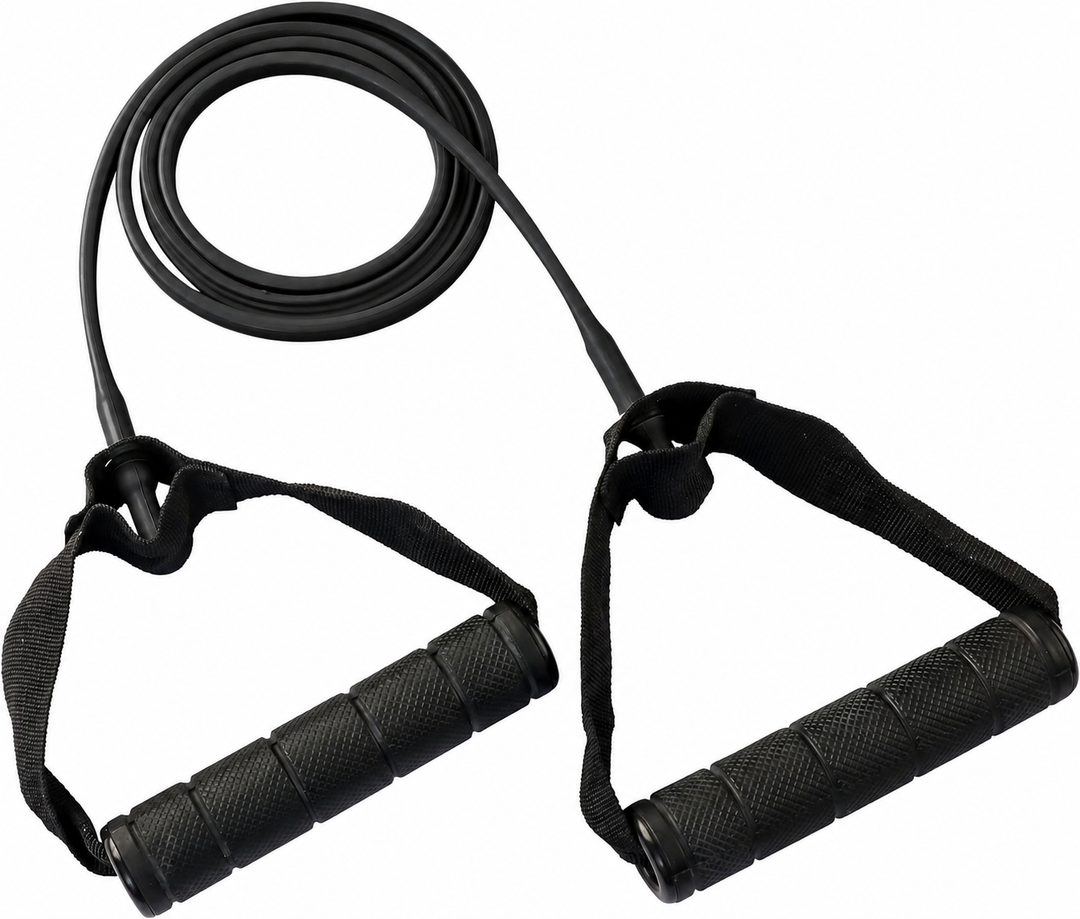 Body-Solid Tools BSTRT Resistance Tube Bands with Handles Very Light to Very Heavy