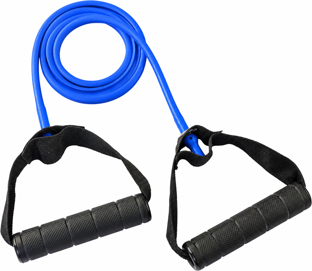 Body-Solid Tools BSTRT Resistance Tube Bands with Handles Very Light to Very Heavy