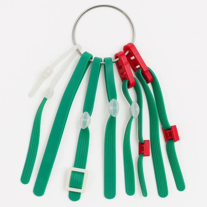 Flag-a-Tag Storage Rings for Flag Football Belts