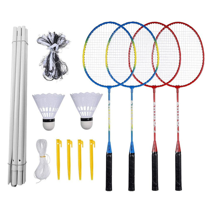Gamecraft Complete Badminton Set - Portable &amp; All-in-One