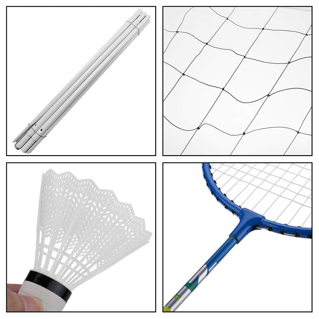 Gamecraft Complete Badminton Set - Portable &amp; All-in-One