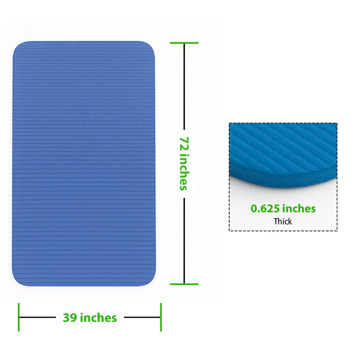 Gamecraft Multi-Purpose Mat - 72" L x 39" W x 5/8" - Blue