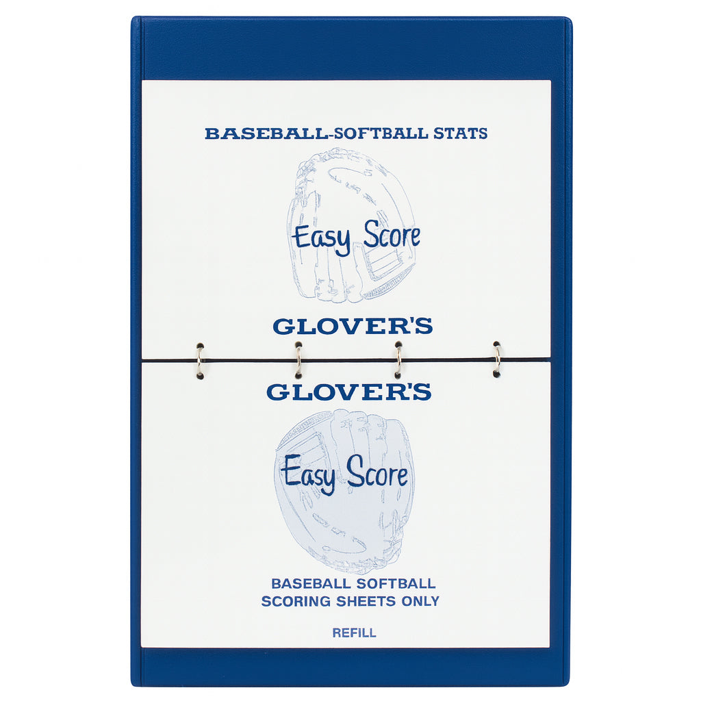 Glovers Baseball/Softball Scoring and Stats Refill - 30 Games