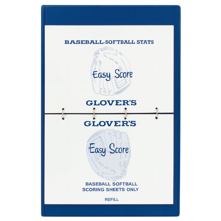 Glovers Baseball/Softball Scoring and Stats Refill - 30 Games