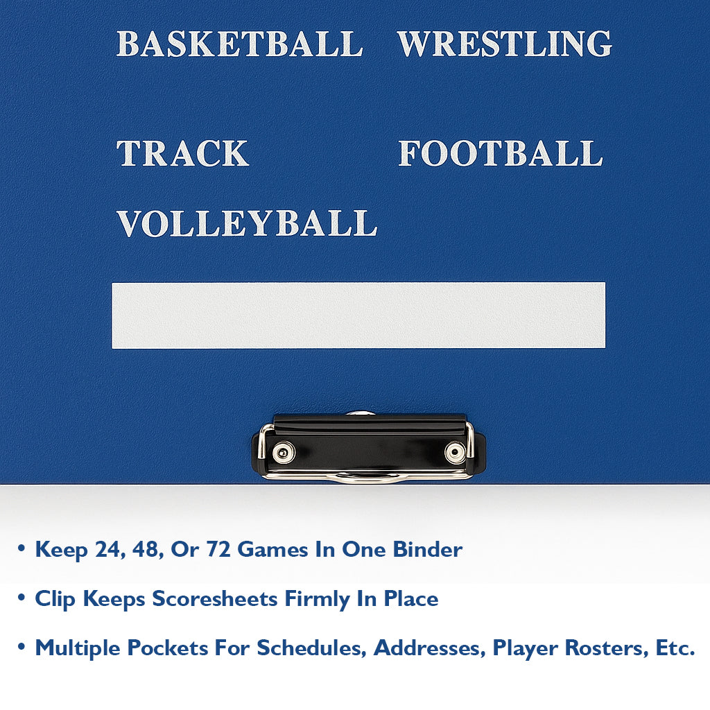 Glovers Scorebook Binder for Coaches &amp; Team Managers