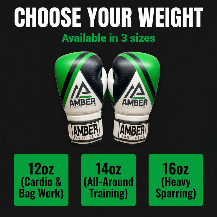 Fury Boxing Gloves - Kickboxing, Muay Thai Training Gloves, Sparring Punching Bag Mitts, Durable PU, Shock-Absorbing Foam Core, Non-Slip Wrist Support, Multi-Sport Glove