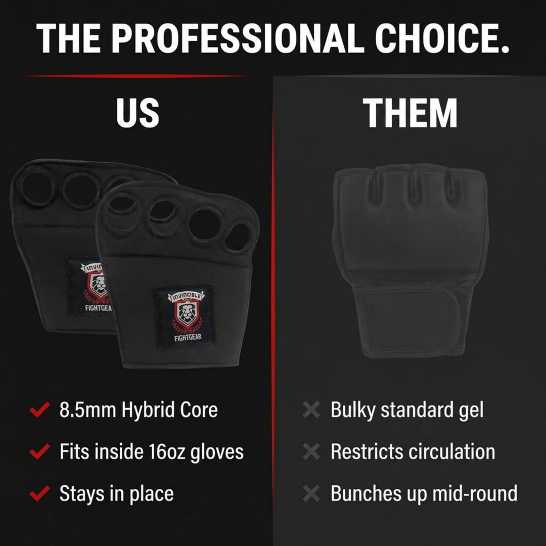 Amber Fight Gear 8.5mm Gel Foam Knuckle Guards