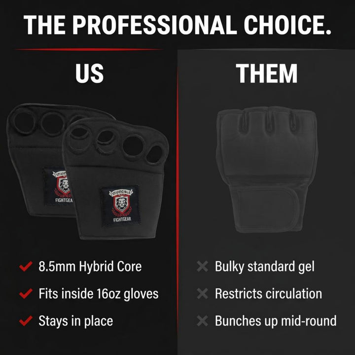 Amber Fight Gear 8.5mm Gel Foam Knuckle Guards