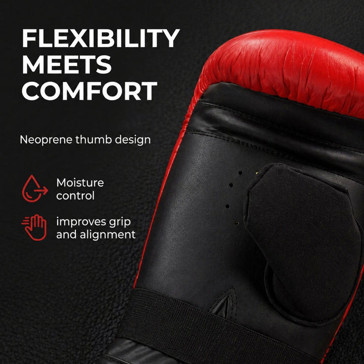 Amber Fight Gear Traditional Leather Heavy Bag Gloves