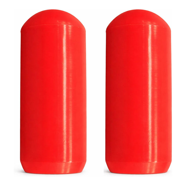 Amber Fight Gear Track and Field Training Throws Rubber Javelin Replacement Tip Red Large, Set of 2